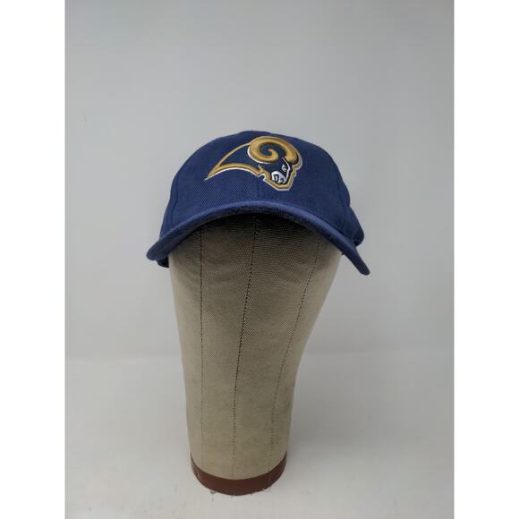 Reebok NFL Long Angeles Rams Strapback Hat OSFA Blue Embroidered Logo SEE DESC - Picture 3 of 12